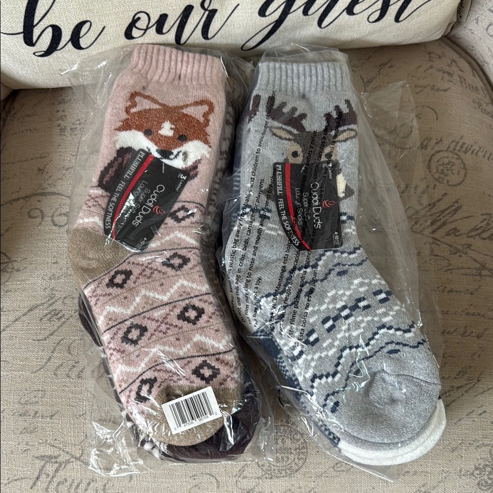 NWT 6 pairs Cuddl Duds Lounge socks